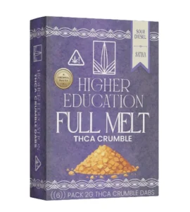 Higher Education Crumble Dabs Concentrates 2g THCa Sour Diesel