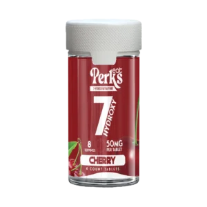 Eat Perks Kratom 4pc Tablets 200mg 7-Hydroxy Mitragynine Cherry