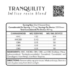Mellow Fellow FL Compliance Stickers 1.875″x2″ Live Resin 1ml Tranquility