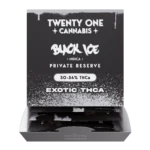 Twenty One Cannabis Private Reserve Flower 1g Exotic THCa Black Ice (Indica) 28ct