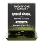 Twenty One Cannabis Private Reserve Flower 1g Exotic THCa Green Crack (Sativa) 28ct
