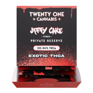 Twenty One Cannabis Private Reserve Flower 1g Exotic THCa Jiffy Cake (Hybrid)