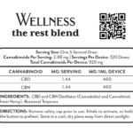 MF PKG FL Compliance Stickers_ 1ml Wellness Blends_ Rest Print 061825_1.875×1.75