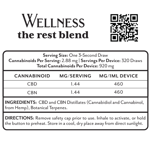 MF PKG FL Compliance Stickers_ 1ml Wellness Blends_ Rest Print 061825_1.875×1.75