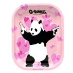 G-Rollz Banksy’s 1pc Rolling Tray 14x18cm Panda Gunnin