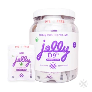 NYB Jelly Live Resin 4pc Edibles 3,000mg D9 XP Blend Mystery Fruit (Hybrid) 30ct