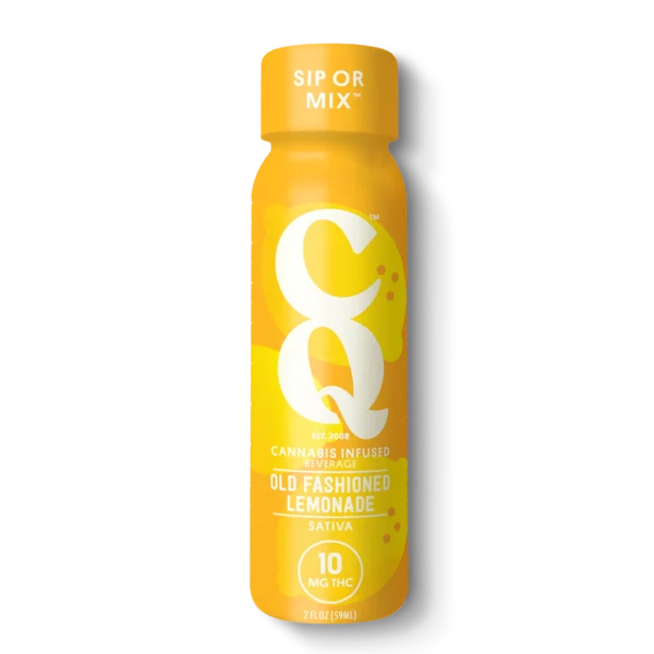 CQ Drinks Cannabis Infused Beverage 10mg Delta 9 Old Fashioned Lemonade (Sativa) 24ct