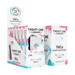 Twenty One Cannabis Liquid Diamonds Disposable Vapes 3.5ml THCa Pop Rocks (Indica)