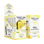 Twenty One Cannabis Liquid Diamonds Disposable Vapes 3.5ml THCa Pineapple Express (Hybrid)