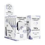 Twenty One Cannabis Liquid Diamonds Disposable Vapes 3.5ml THCa White Rhino (Indica)