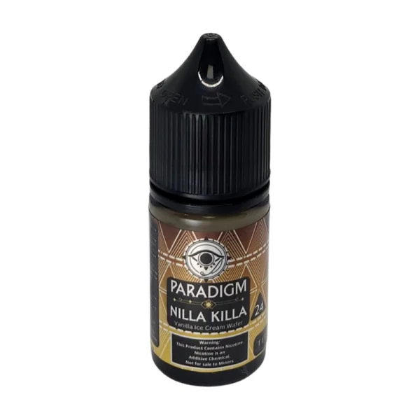 Paradigm Nilla Killa 30ml Nicotine Juice 24mg Vanilla Ice Cream Wafer