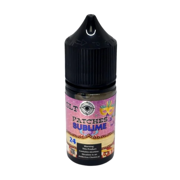 Patches Sublime 30ml Nicotine Juice 24mg Blackberry Tangerine
