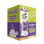 Mellow Fellow Seltzer Beverages 20mg Delta-9 + CBD Blackberry Lemon 4ct