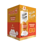 Mellow Fellow Seltzer Beverages 20mg Delta-9 + CBD Pineapple Orange 4ct