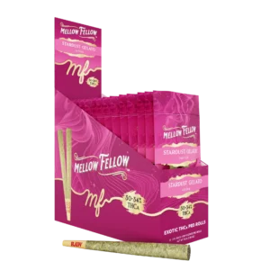 Mellow Fellow Exotic 2pc Pre-Rolls 2g THCa Stardust Gelato (Sativa) 15ct