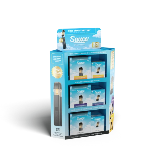 Sauce Pod Starter Kit All-in-One Shipper Display 15ct