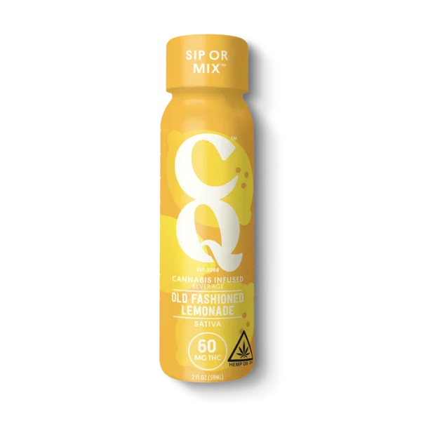 CQ Drinks Cannabis Infused Beverage 60mg Delta 9 Watermelon Lemonade (Indica) 24ct