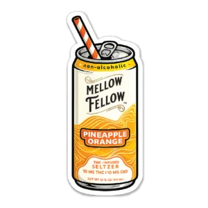 Mellow Sips Marketing Material Stickers 3×4 Ice Hand