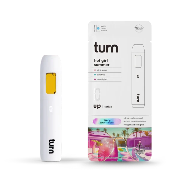 Turn Botanica Blends All-In-One Vape 2g THCp Hot Girl Summer (Sativa) 5ct