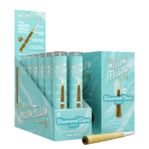 Mellow Fellow Hash Holes Pre-rolls 2g THCp Diamond Daze (Sativa) 12ct