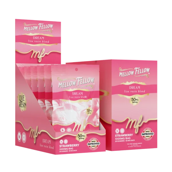 MF Renders Edibles Live Resin Blends 50mg_Dream Strawberry-POP-1