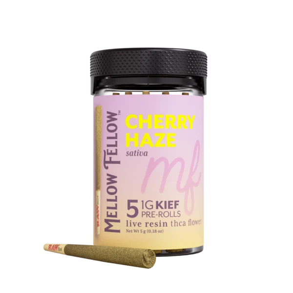 Mellow Fellow Kief Pre-rolls 5g THCa Cherry Haze (Sativa) 6ct